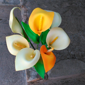 Ramo de calas de goma EVA